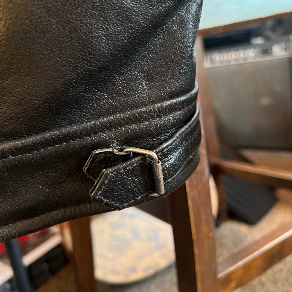 Straight to Hell - The offender - REAL Buffalo Leather Jacket RARE Discontinued - Picture 3 of 16